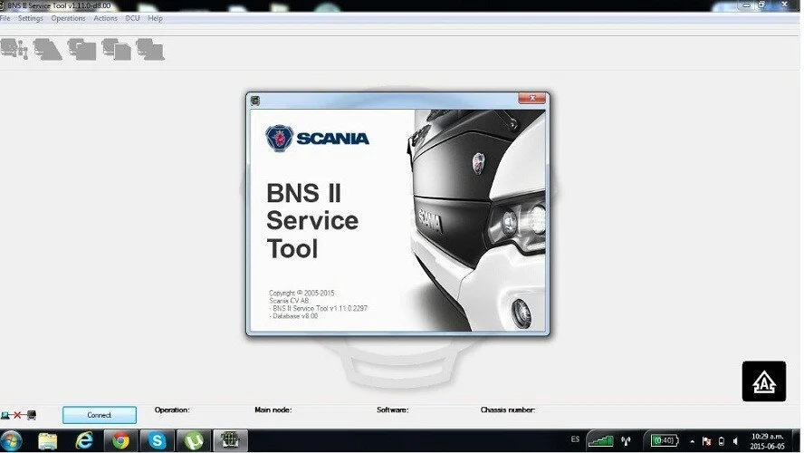 SCANIA BNS II Service Tool Программа