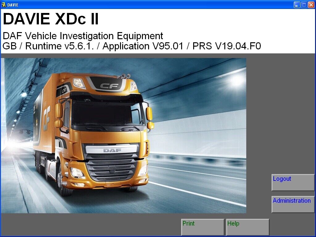 DAF Davie Parts Rapido Subset 19.04.F0 Диагностическая Программа