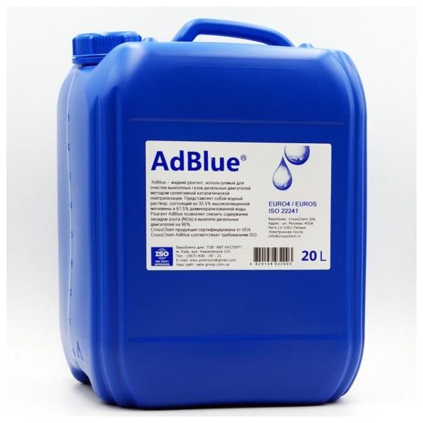Что такое AdBlue: назначение, применение, свойства