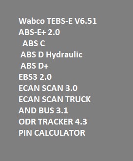 WABCO Диагностическая Программа