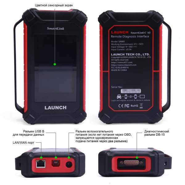 LAUNCH x431 PADIX LINK  Многофункциональный диагностический сканер