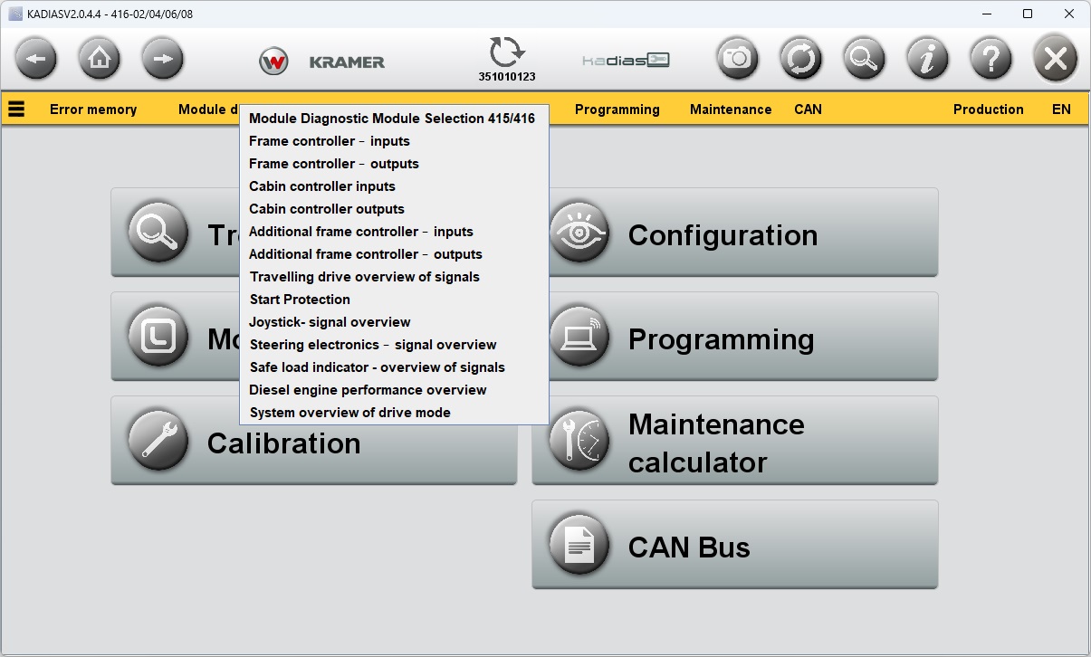 Kramer Diagnostic Software KADIAS 2.0