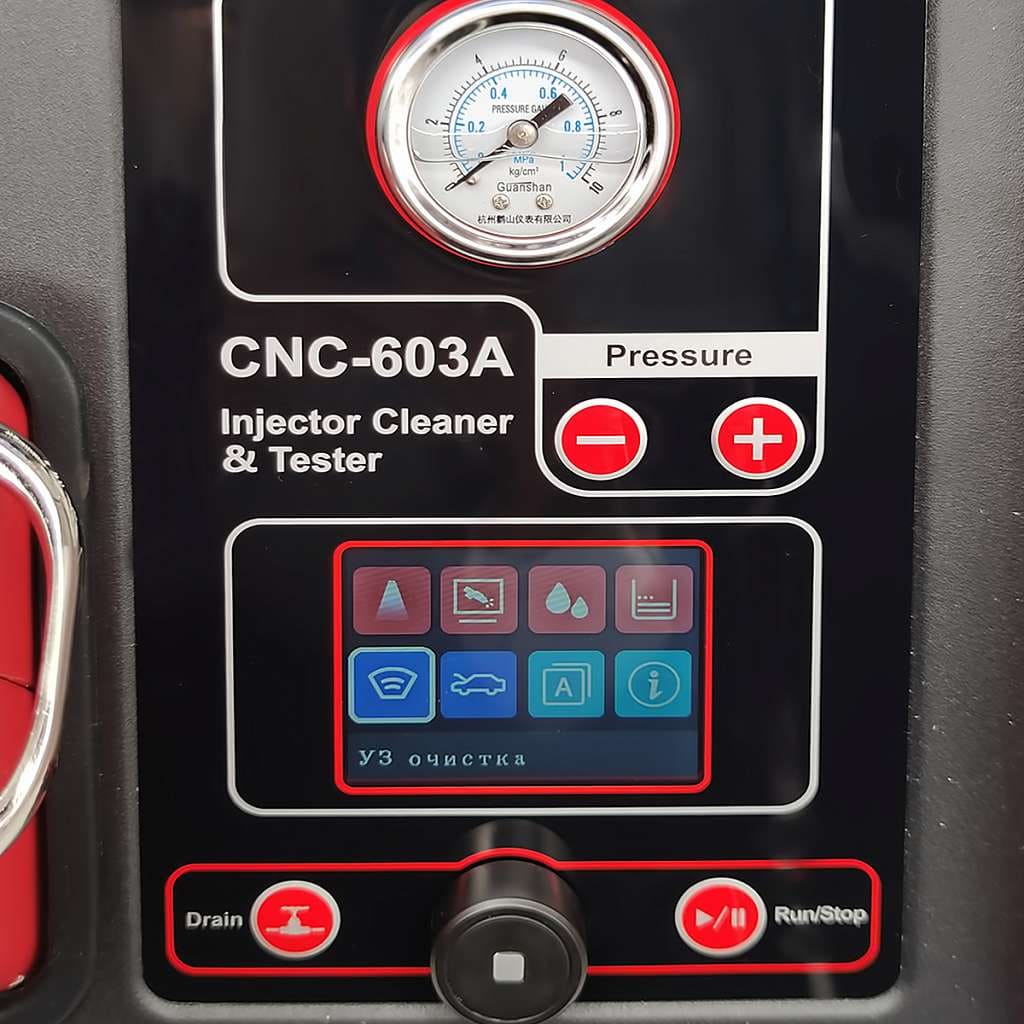 Установка для тестирования и очистки форсунок FSI, GDI и MPI Launch CNC-605A GDI LNC-104